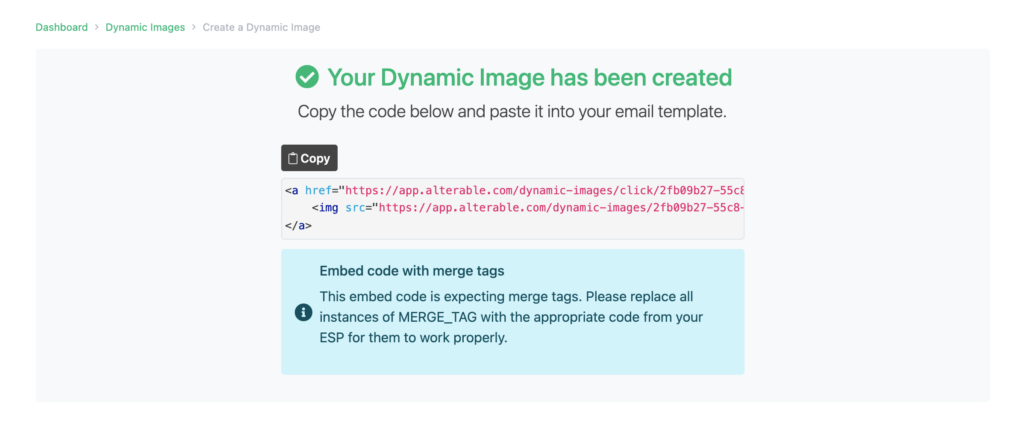 dynamic image create screen in alterable ui