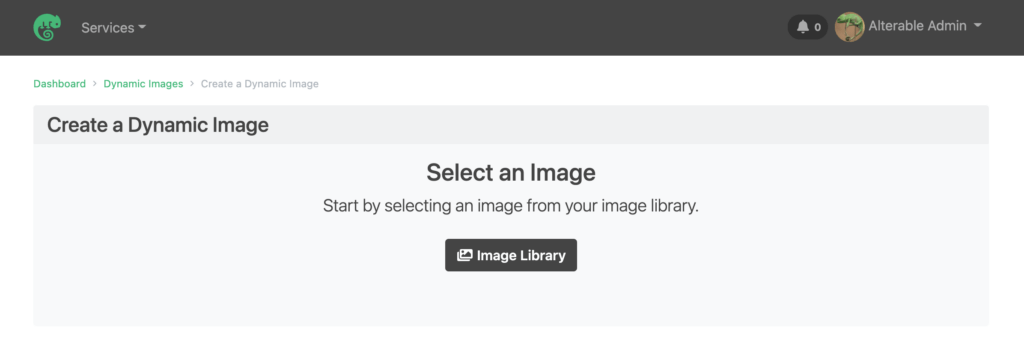 create a dynamic image in alterable UI