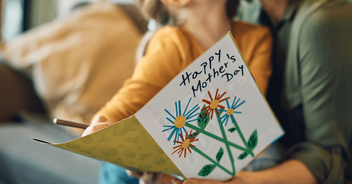 an happy's mother's day card