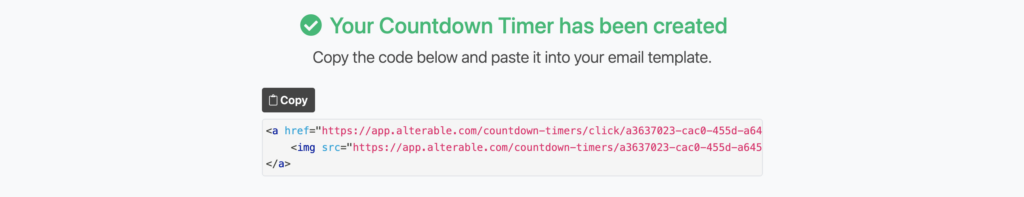 countdown timer html code