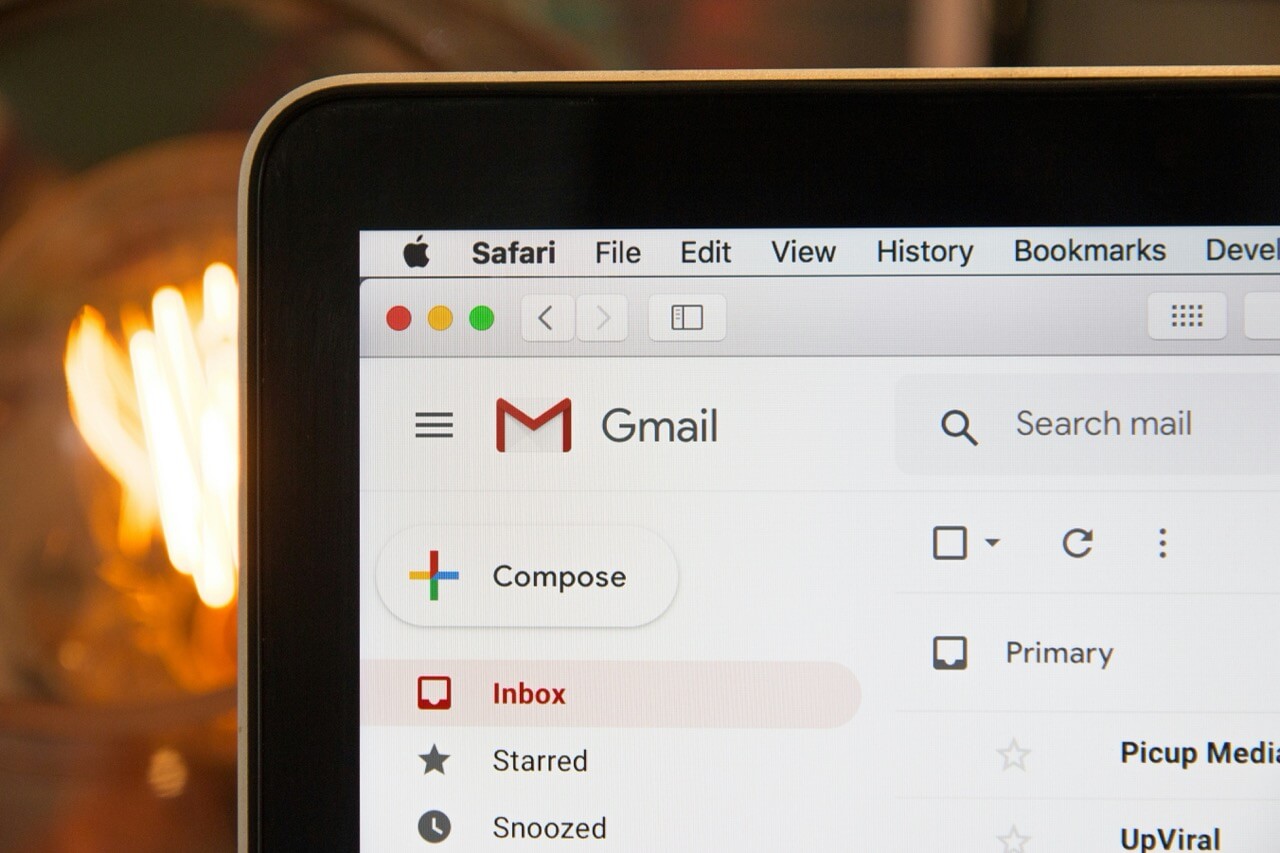 gmail desktop view